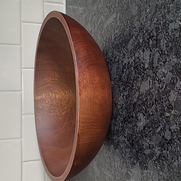 Vintage Canadian Birchwood Wooden Bowl - Picture 2 of 11